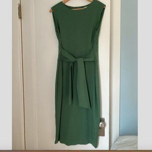 Boden Dress Green Sleeveless Tie-front Size 10 (like new)